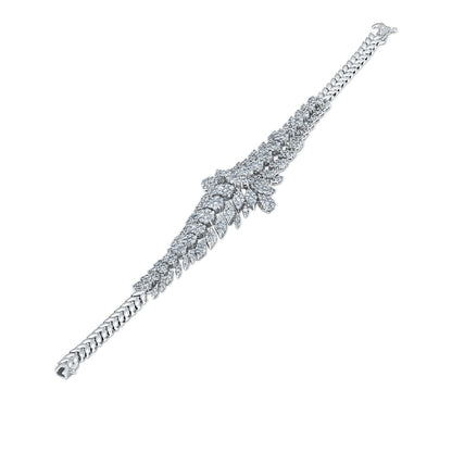 Celestial Bloom Diamond Bridal Necklace Set