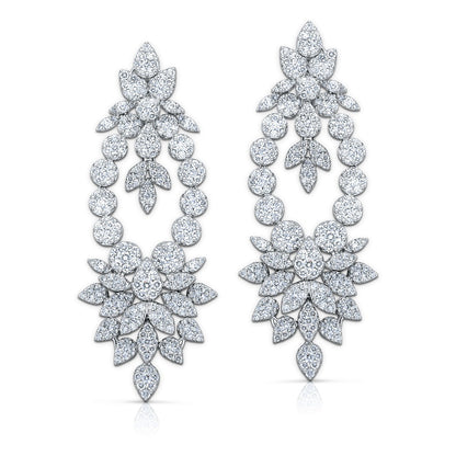 Celestial Bloom Diamond Bridal Necklace Set
