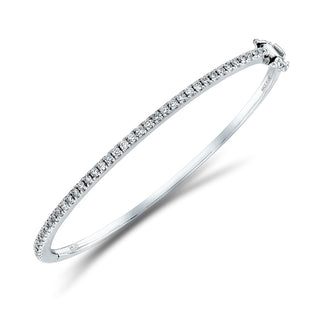 Eternal Radiance Half Eternity Diamond Bangle