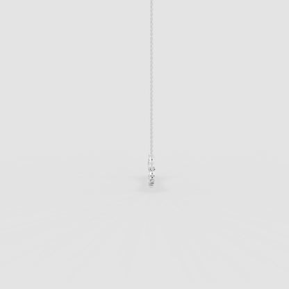 Red Carpet Elegant Marquise Diamond Curve Pendant With Chain