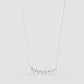 Red Carpet Elegant Marquise Diamond Curve Pendant With Chain