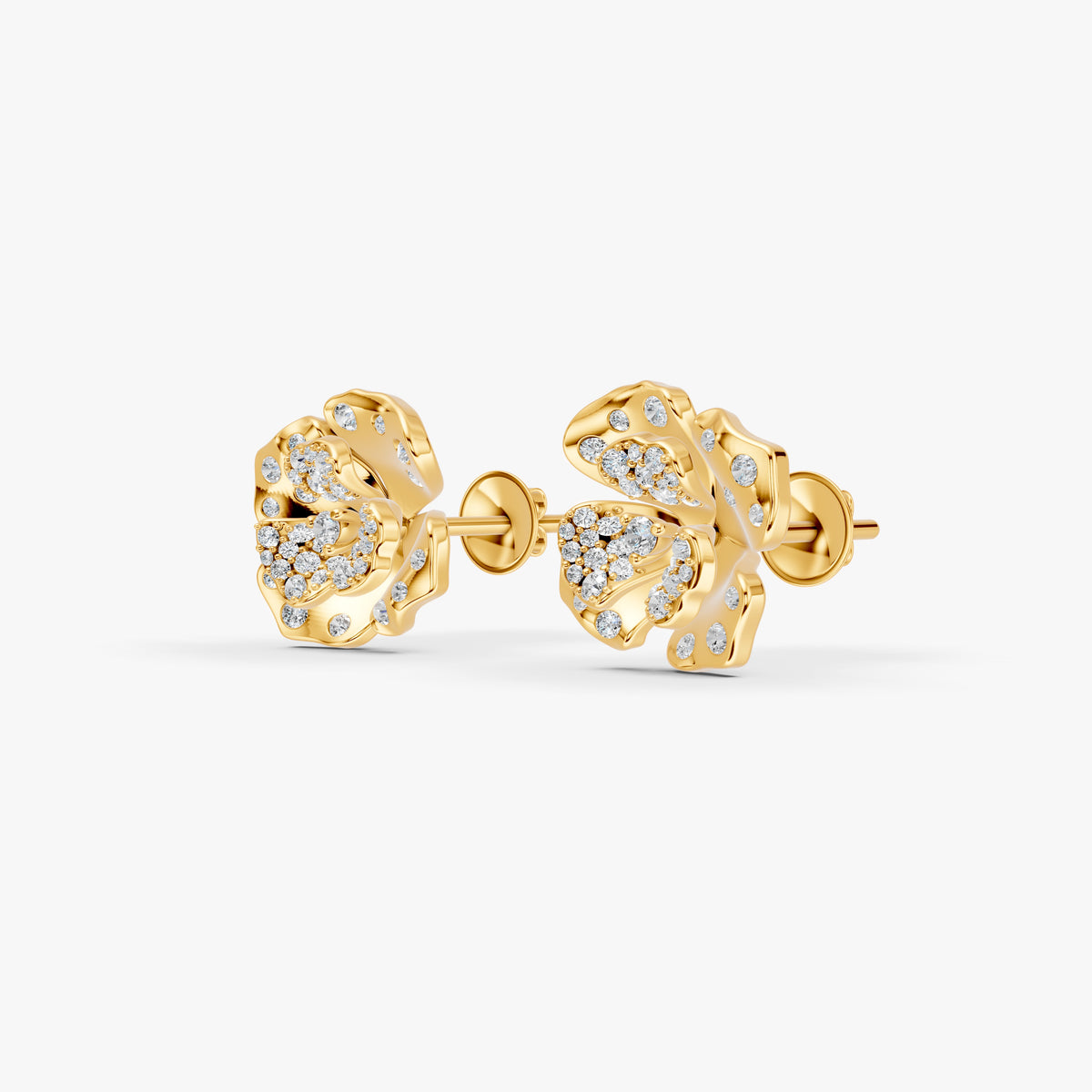 Rosea Eternal Bloom Diamond Earrings in 18K Rose Gold