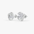 Rosea Eternal Bloom Diamond Earrings in 18K Rose Gold