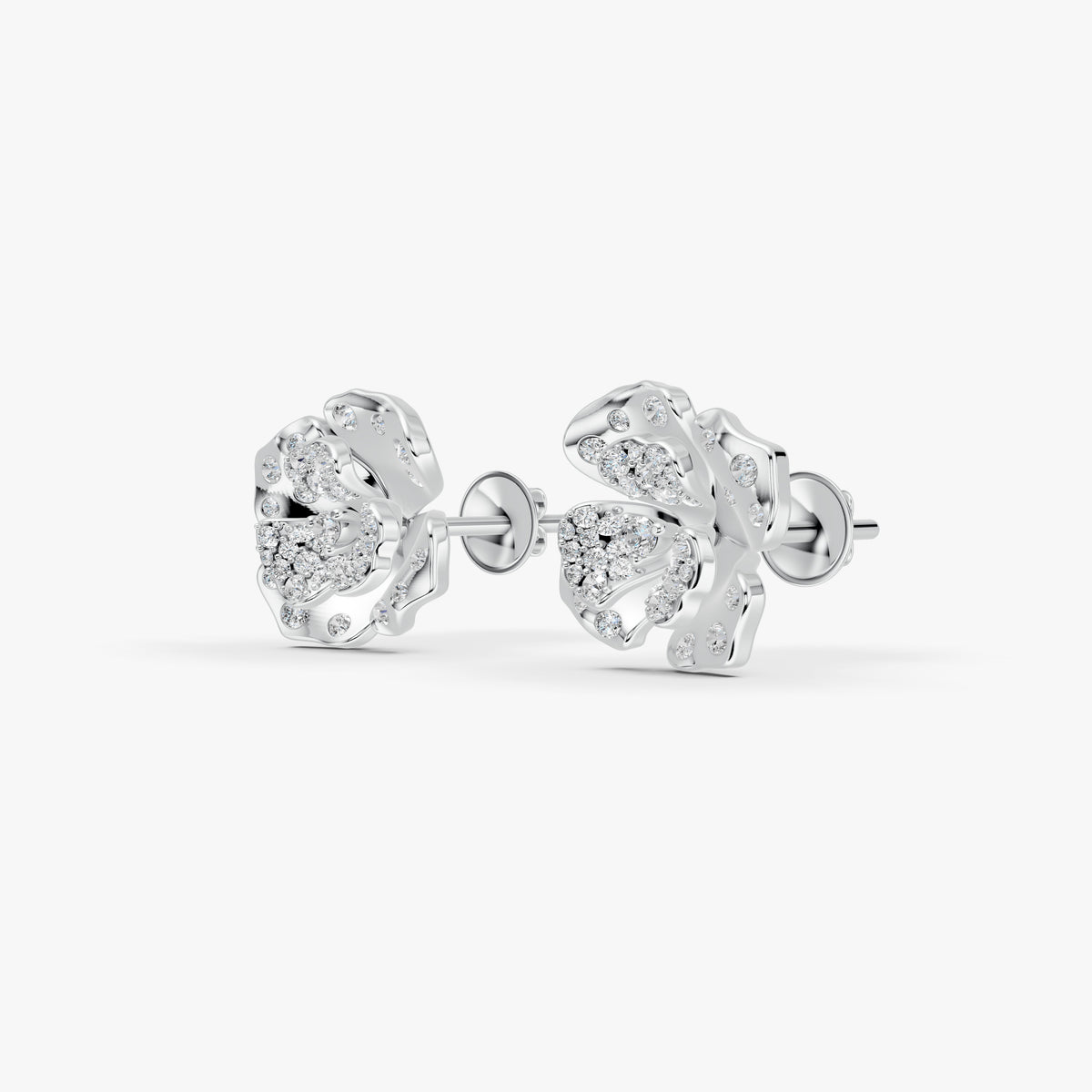 Rosea Eternal Bloom Diamond Earrings in 18K Rose Gold