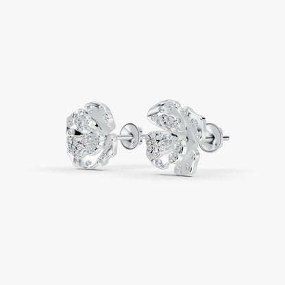 Rosea Eternal Bloom Diamond Earrings in 18K Rose Gold