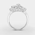 Red Carpet Radiant Marquise Bloom Diamond Ring 18K Gold