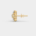 Nakshatra Stellar Brilliance Diamond Cluster Stud Earrings
