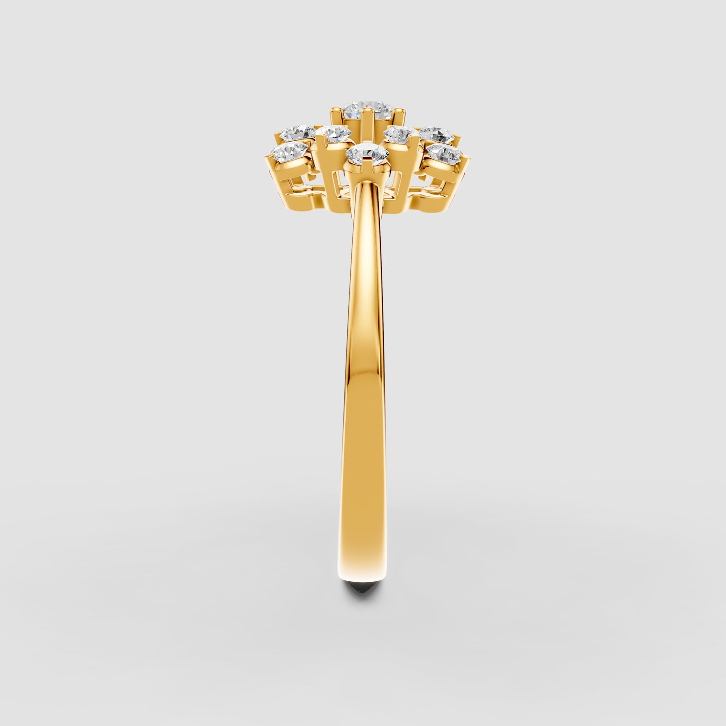 Nakshatra Stellar Brilliance Diamond Cluster Ring