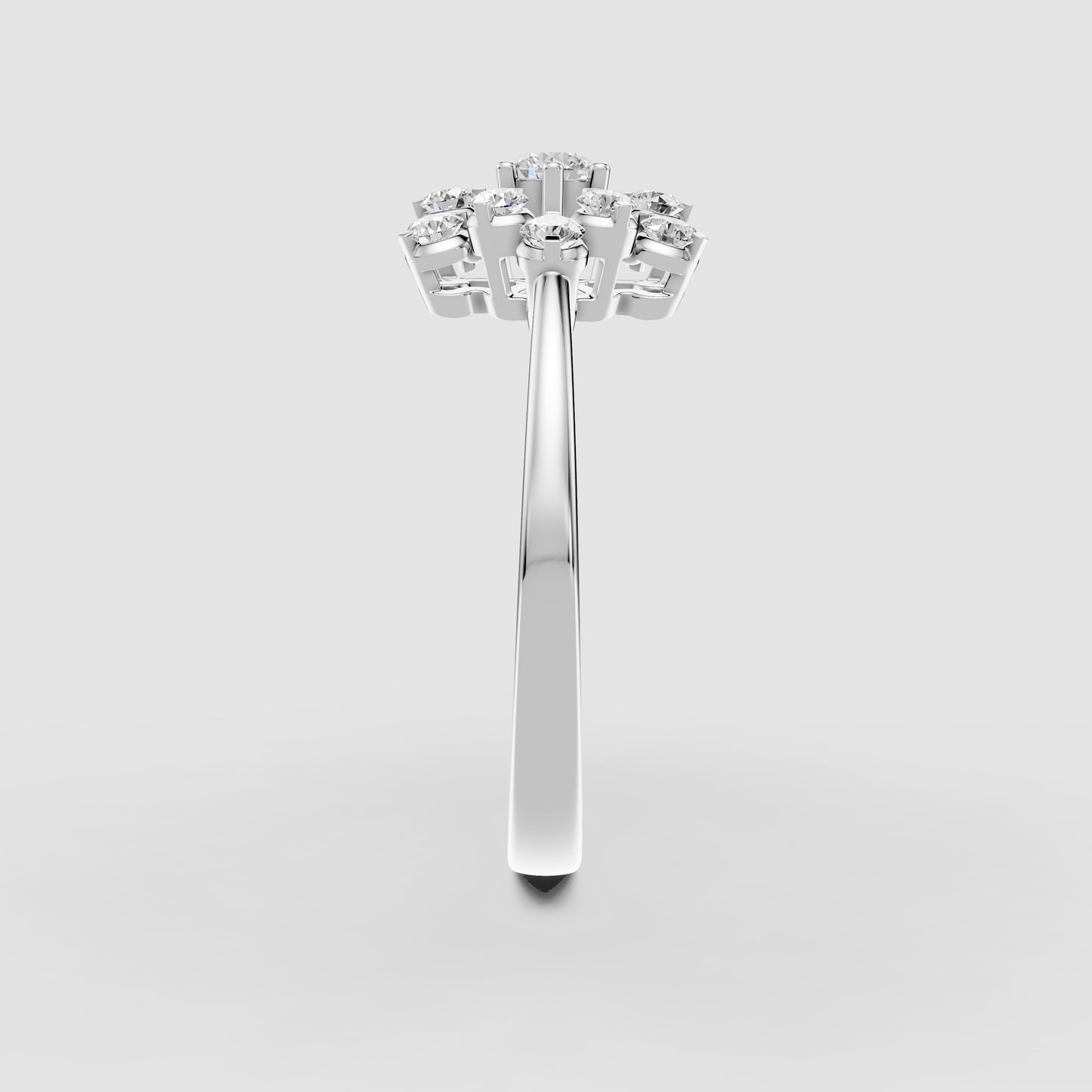 Nakshatra Stellar Brilliance Diamond Cluster Ring
