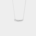 Red Carpet Celeste Petal Diamond Curve Pendant 18K Gold