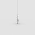 Red Carpet Radiant Marquise Halo Circle Diamond Pendant with Chain