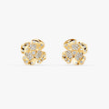 Rosea Eternal Bloom Diamond Earrings in 18K Rose Gold