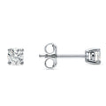0.7 Carat Natural Round Diamond Solitaire Earring