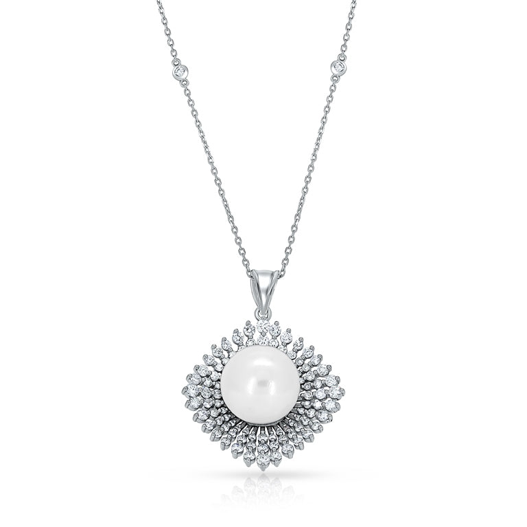 Fancy South Sea Water Pearl Pendant - Cushion Shaped