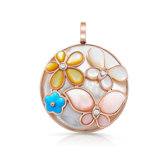 Jardin Papillon Mother-of-Pearl Pendant