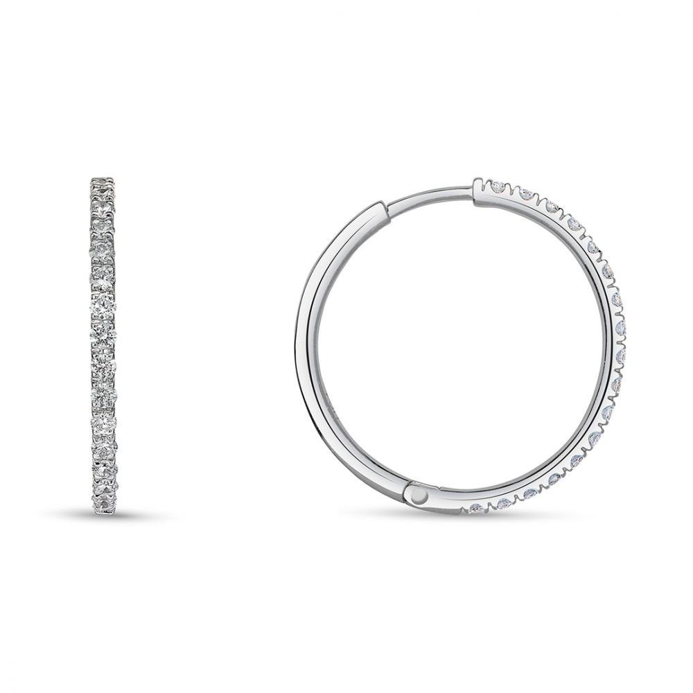 Elior Small Extrusion Pill Thin Hoop Diamond Earrings - Earrings - Broken  English Jewelry – Broken English Jewelry