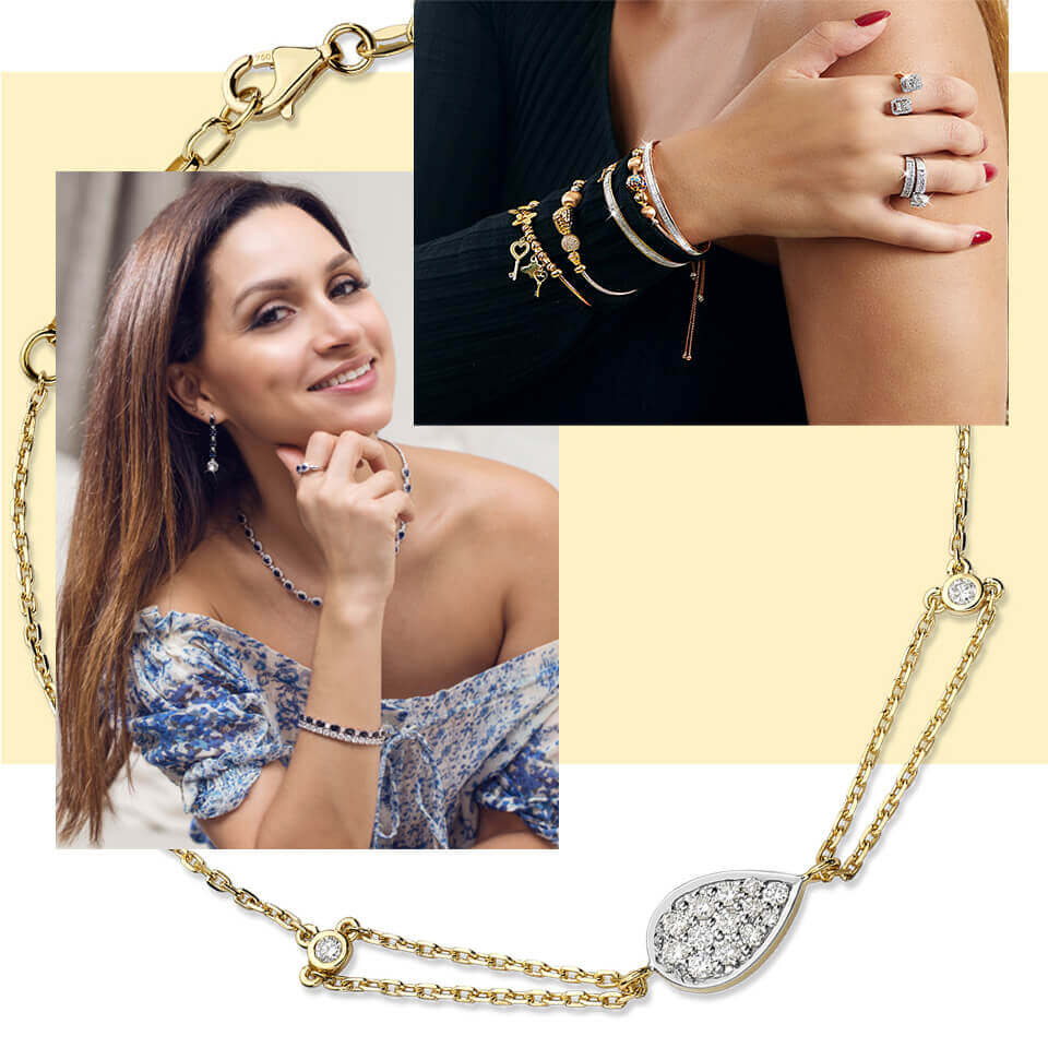 Liali Jewellery Tessitore 18K White Gold Bangle for Women with 0.15ct  Diamond Stone, White | DubaiStore.com - Dubai